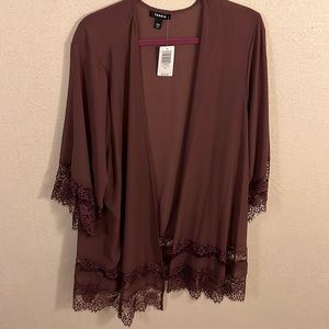 Torrid Lace Design Kimono